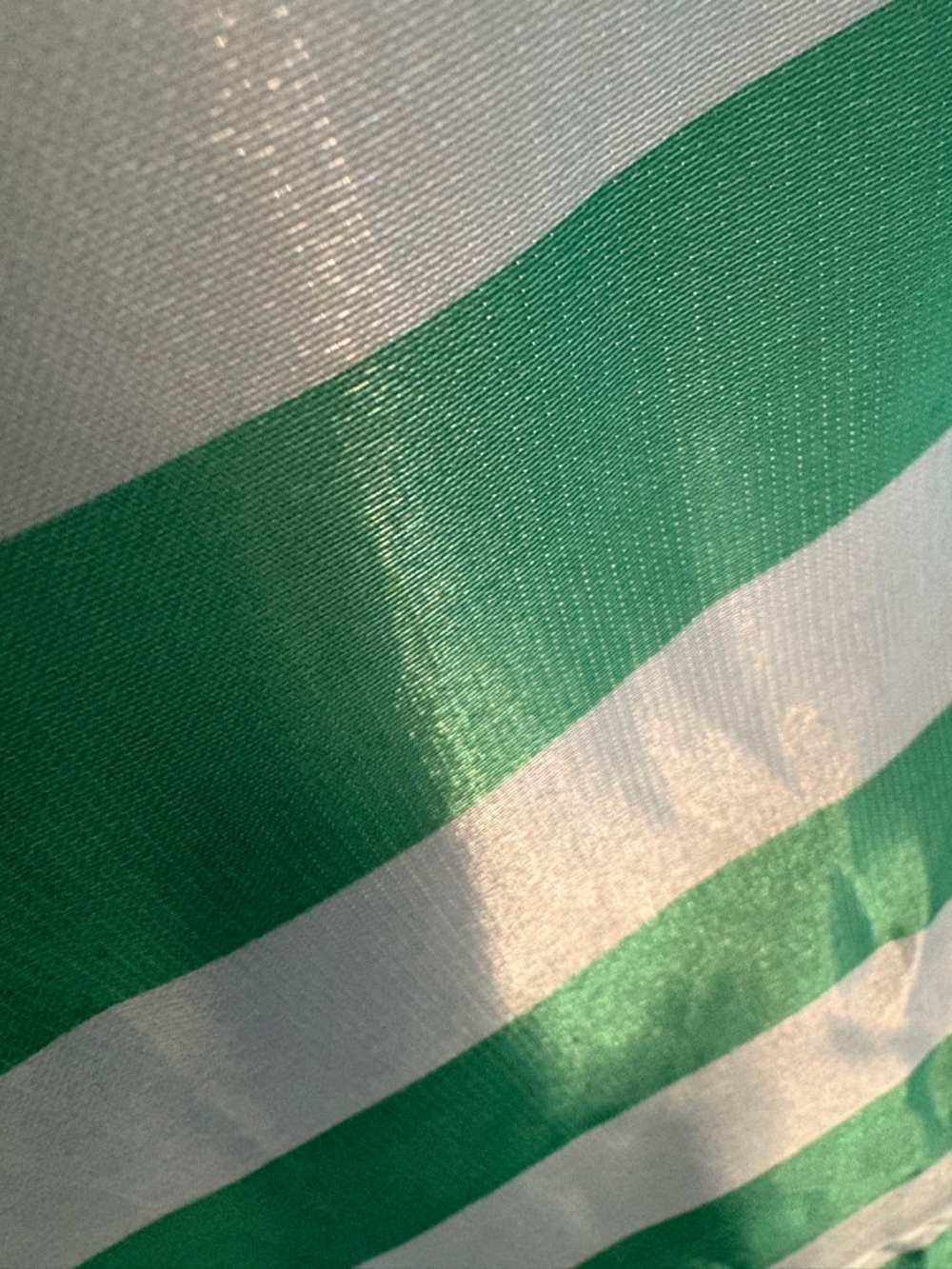 SHEIN Green &  Blue Striped Maxi Dress - Picture 4 of 4